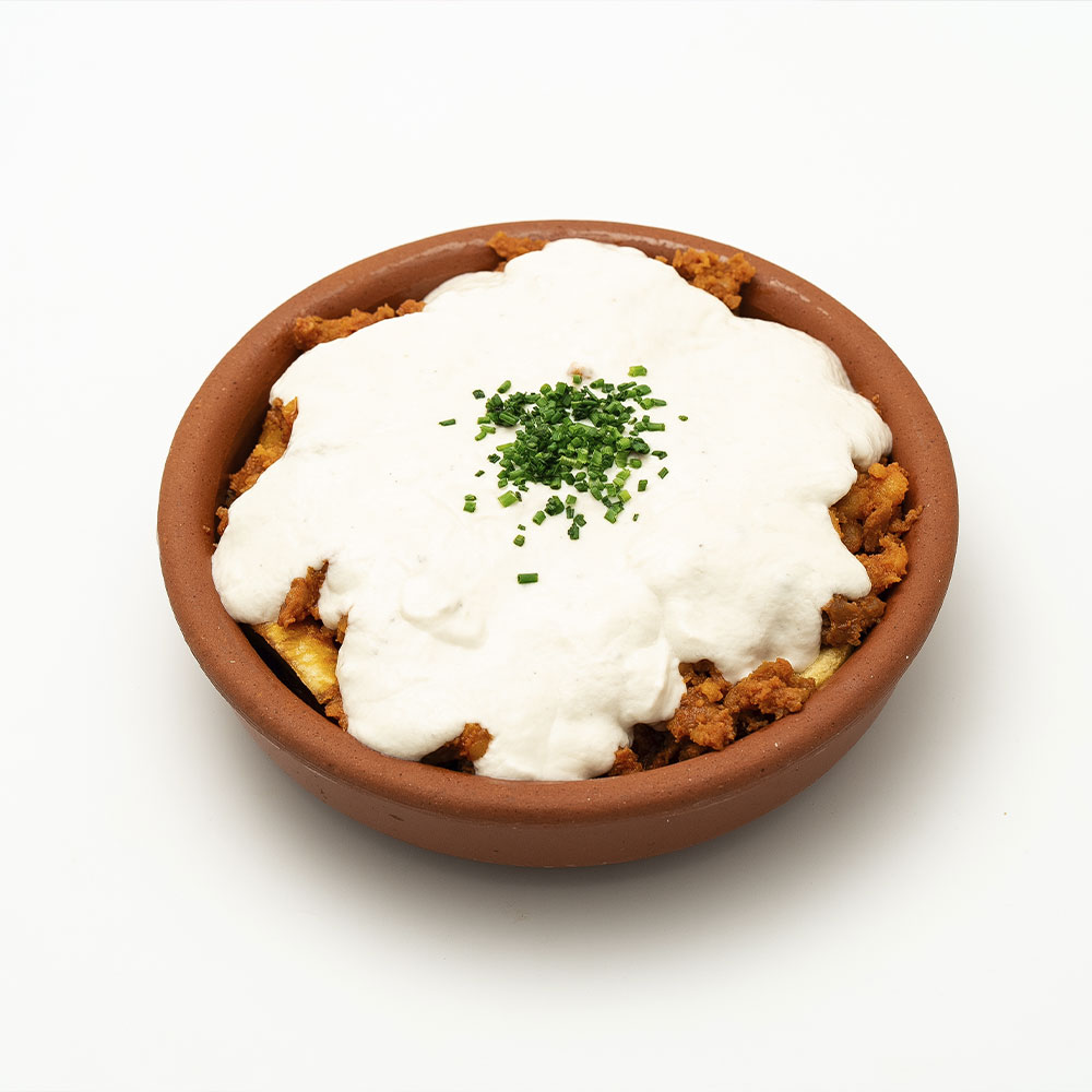 Picadillo de Chorizo con Cabrales y Patata